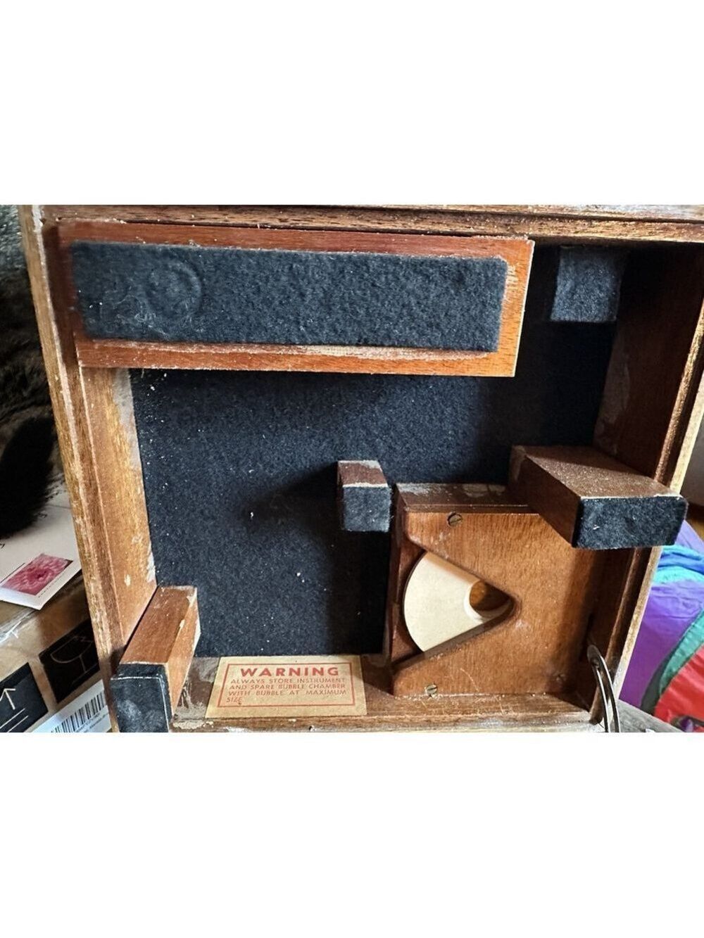 WWII U.S. Army Air Forces Aircraft British RAF Sextant AN-C-99 W/Box - Picture 3 of 15